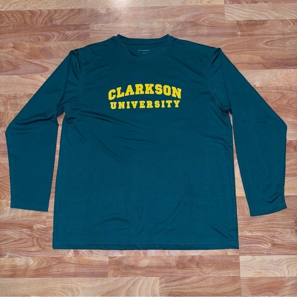 Clarkson University Hire A Knight Green Long Sleeve T Shirt Men’s Size XL Rare